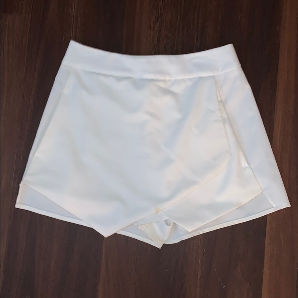Nordstrom White Envelope Skirt